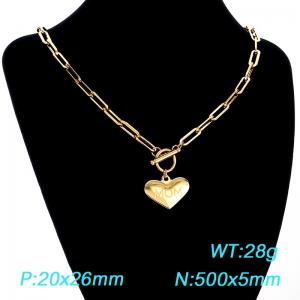 Stainless Steel Necklace - KN302999-Z