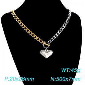 Stainless Steel Necklace - KN303001-Z