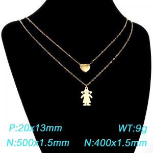 Stainless Steel Necklace - KN303008-Z