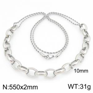 Stainless Steel Necklace - KN303052-Z
