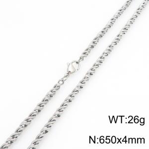 Stainless Steel Necklace - KN303137-Z