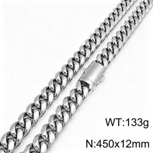 Stainless Steel Necklace - KN303198-ZLY