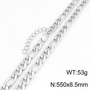Fashionable jewelry stainless steel NK chain necklace suitable for daily wear - KN303327-KGM