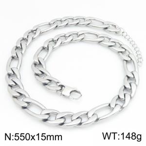 Fashionable jewelry stainless steel NK chain necklace suitable for daily wear - KN303335-KGM