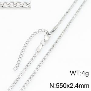 Fashionable jewelry stainless steel NK chain necklace suitable for daily wear - KN303337-ZJZL