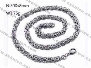 Stainless Steel Necklace - KN30334-Z