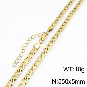 Fashionable jewelry stainless steel NK chain necklace suitable for daily wear - KN303344-ZJZL