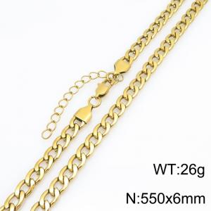 Fashionable jewelry stainless steel NK chain necklace suitable for daily wear - KN303346-ZJZL