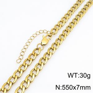 Fashionable jewelry stainless steel NK chain necklace suitable for daily wear - KN303348-ZJZL