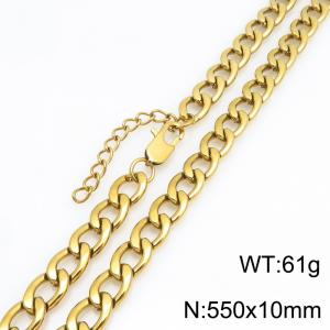 Fashionable jewelry stainless steel NK chain necklace suitable for daily wear - KN303354-ZJZL