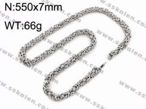 Stainless Steel Necklace - KN30348-Z