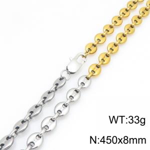 Stainless Steel Necklace - KN303702-Z