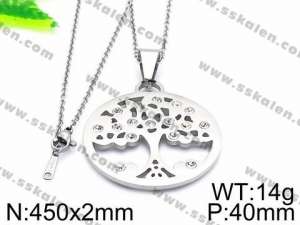 Stainless Steel Necklace - KN30384-K