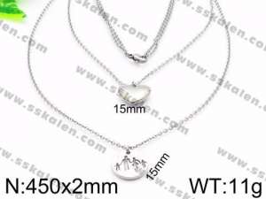 Stainless Steel Necklace - KN30393-Z