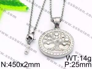 Stainless Steel Necklace - KN30447-Z