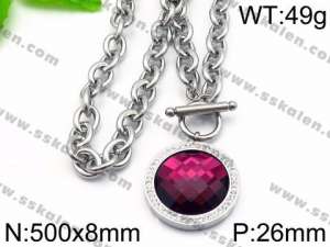 Stainless Steel Necklace - KN30476-Z