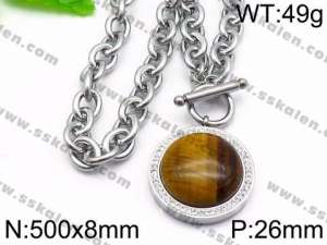 Stainless Steel Necklace - KN30478-Z