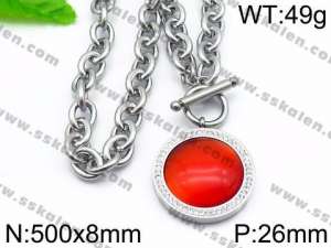 Stainless Steel Necklace - KN30479-Z