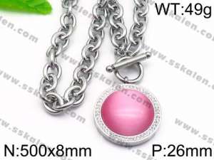 Stainless Steel Necklace - KN30483-Z