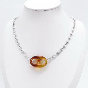 Stainless Steel Necklace - KN305191-NJ