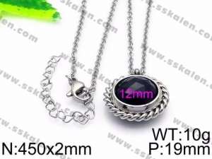 Stainless Steel Necklace - KN30554-Z