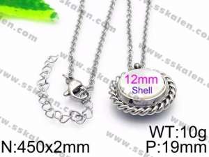 Stainless Steel Necklace - KN30565-Z