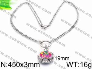 Stainless Steel Necklace - KN30624-Z