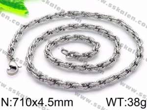 Stainless Steel Necklace - KN30645-Z