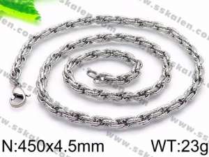 Stainless Steel Necklace - KN30650-Z