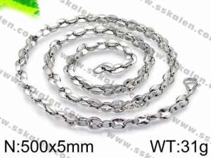 Stainless Steel Necklace - KN30652-Z