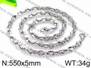 Stainless Steel Necklace - KN30653-Z