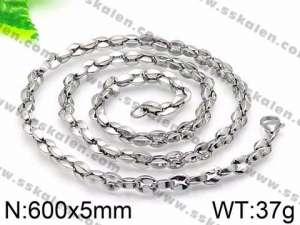 Stainless Steel Necklace - KN30654-Z