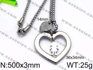 Stainless Steel Necklace - KN31176-Z