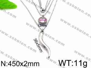 Stainless Steel Necklace - KN31189-Z