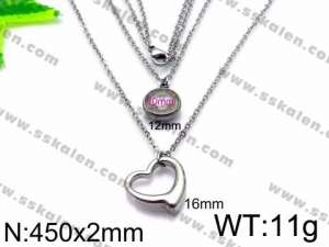 Stainless Steel Necklace - KN31195-Z