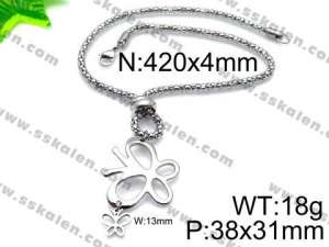 Stainless Steel Necklace - KN31540-Z