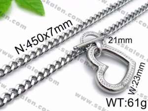 Stainless Steel Necklace - KN31868-Z