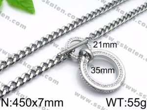 Stainless Steel Necklace - KN31869-Z