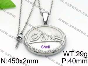 Stainless Steel Necklace - KN32178-K