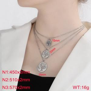 Stainless Steel Necklace - KN32547-Z