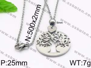 Stainless Steel Necklace - KN32653-Z