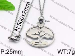 Stainless Steel Necklace - KN32656-Z