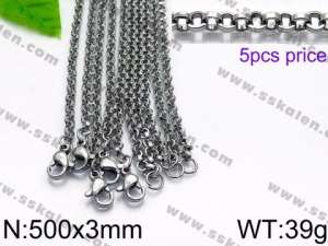 Staineless Steel Small Chain - KN33549-KJ