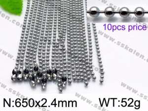 Staineless Steel Small Chain - KN33644-Z