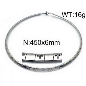 Stainless Steel Necklace - KN33833-Z