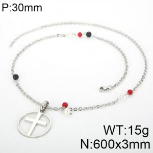 Stainless Steel Necklace - KN33974-K