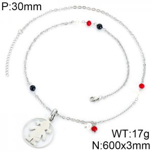 Stainless Steel Necklace - KN33983-K