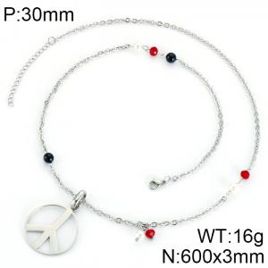 Stainless Steel Necklace - KN33999-K