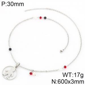 Stainless Steel Necklace - KN34004-K