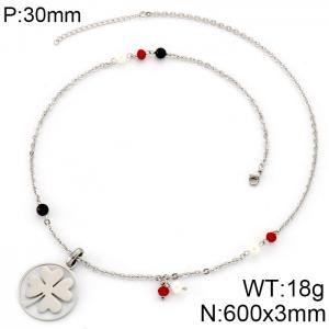 Stainless Steel Necklace - KN34023-K